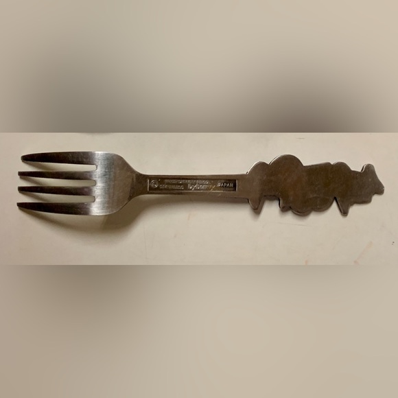 Vintage Officially Licensed Walt Disney by Bonny Stainless Donald Duck Kids Fork - Picture 2 of 10